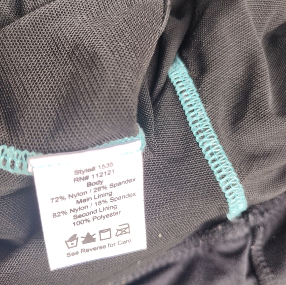 Love Your Assets SPANX Swimsuit Large Black Zebra One Piece Ruched - Picture 5 of 5